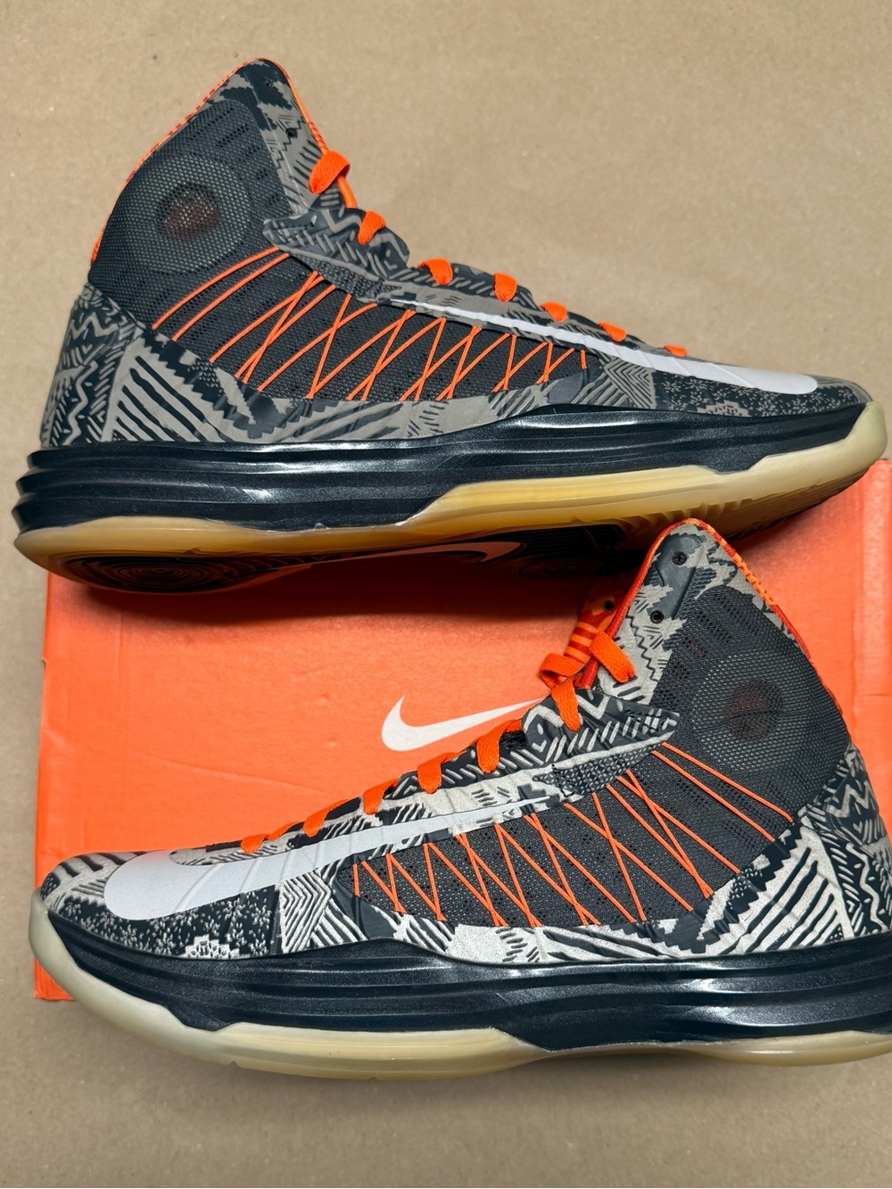 Nike Air Hyperdunk 2012 BHM Promo Sample Men’s size 13.5 Basketball shoes Rare!